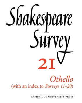 Muir / Bate / Dobson |  Shakespeare Survey | Buch |  Sack Fachmedien