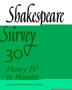 Muir / Bate / Dobson |  Shakespeare Survey | Buch |  Sack Fachmedien