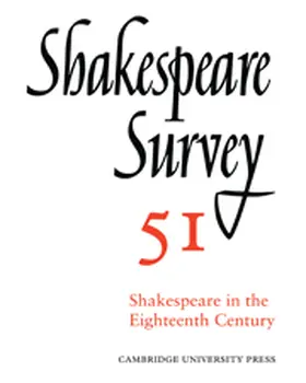 Wells / Bate / Dobson |  Shakespeare Survey | Buch |  Sack Fachmedien