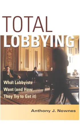 Nownes |  Total Lobbying | Buch |  Sack Fachmedien