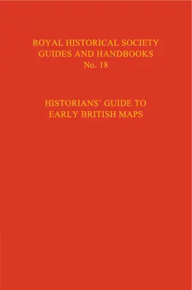 Wallis / McConnell |  Historian's Guide to Early British Maps | Buch |  Sack Fachmedien