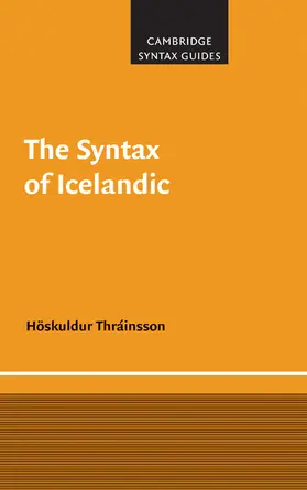 Thrainsson / Thráinsson |  The Syntax of Icelandic | Buch |  Sack Fachmedien