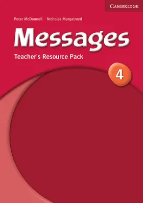McDonnell / Murgatroyd |  Messages 4 Teacher's Resource | Buch |  Sack Fachmedien
