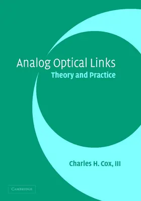 Cox / Cox, III |  Analog Optical Links | Buch |  Sack Fachmedien