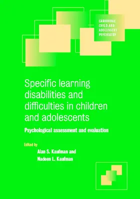 Kaufman |  Specific Learning Disabilities and Difficulties in Children and Adolescents | Buch |  Sack Fachmedien