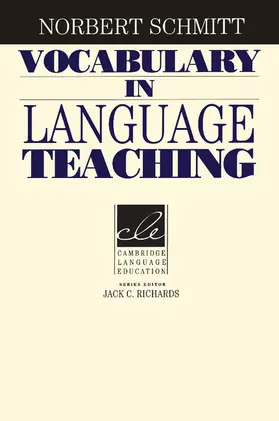 Schmitt | Vocabulary in Language Teaching | Buch | 978-0-521-66938-2 | sack.de