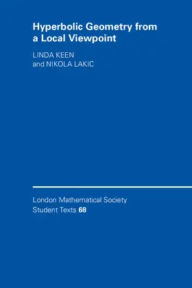 Keen / Lakic |  Hyperbolic Geometry from a Local Viewpoint | Buch |  Sack Fachmedien