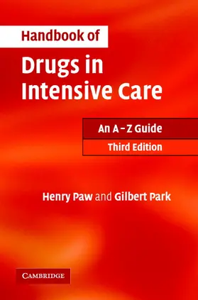 Paw / Park |  Handbook of Drugs in Intensive Care | Buch |  Sack Fachmedien