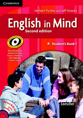 Puchta / Stranks |  English in Mind Level 1 Student's Book and Workbook with Audio CD and Companion Book Italian Edition | Buch |  Sack Fachmedien