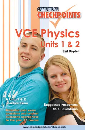 Boydell | Cambridge Checkpoints VCE Physics Units 1 and 2 | Buch | 978-0-521-72698-6 | sack.de