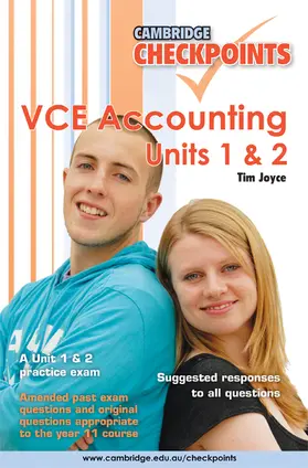 Joyce |  Cambridge Checkpoints VCE Accounting Units 1&2 | Buch |  Sack Fachmedien