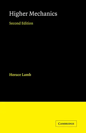Lamb |  Higher Mechanics | Buch |  Sack Fachmedien