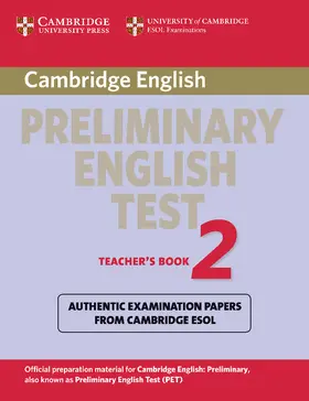  Cambridge Preliminary English Test 2 Teacher's Book | Buch |  Sack Fachmedien