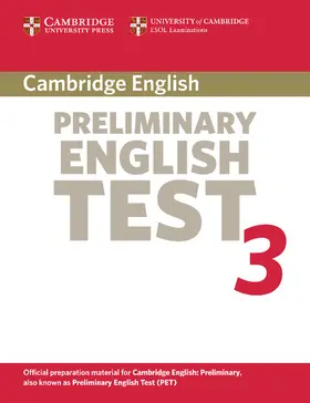 Cambridge ESOL |  Cambridge Preliminary English Test 3 Student's Book | Buch |  Sack Fachmedien