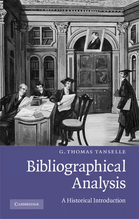 Tanselle |  Bibliographical Analysis | Buch |  Sack Fachmedien