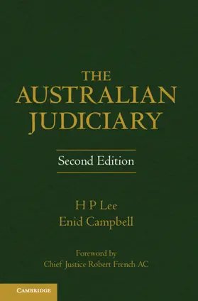 Lee / Campbell |  The Australian Judiciary | Buch |  Sack Fachmedien