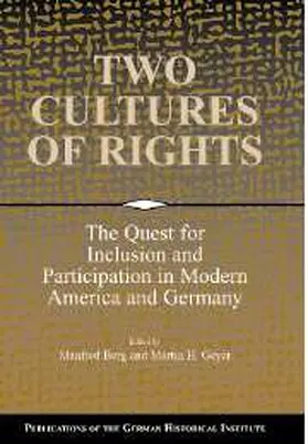 Berg / Geyer |  Two Cultures of Rights | Buch |  Sack Fachmedien