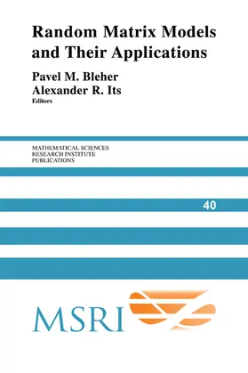 Biehr / Bleher / Its |  Random Matrix Models and Their Applications | Buch |  Sack Fachmedien
