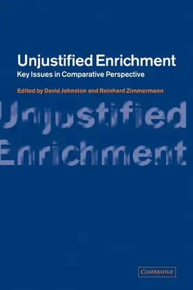 Johnston / Zimmermann |  Unjustified Enrichment | Buch |  Sack Fachmedien
