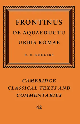 Rodgers / Frontinus |  Frontinus | Buch |  Sack Fachmedien