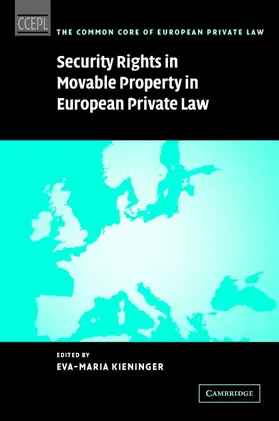 Kieninger |  Security Rights in Movable Property in European Private Law | Buch |  Sack Fachmedien