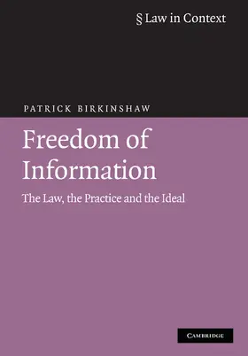 Birkinshaw | Freedom of Information | Buch | 978-0-521-88802-8 | www2.sack.de