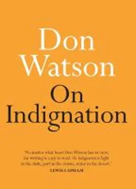 Watson |  On Indignation | Buch |  Sack Fachmedien