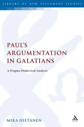 Hietanen |  Paul's Argumentation in Galatians | Buch |  Sack Fachmedien