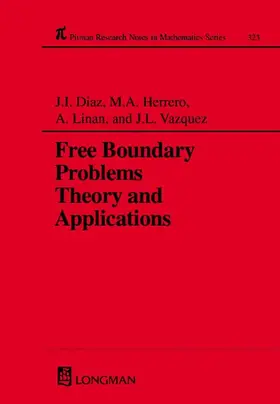 Diaz / Vazquez / Herrero |  Free Boundary Problems | Buch |  Sack Fachmedien