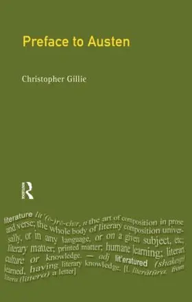 Gillie |  A Preface to Jane Austen | Buch |  Sack Fachmedien