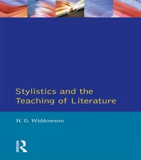 Widdowson |  Stylistics and the Teaching of Literature | Buch |  Sack Fachmedien