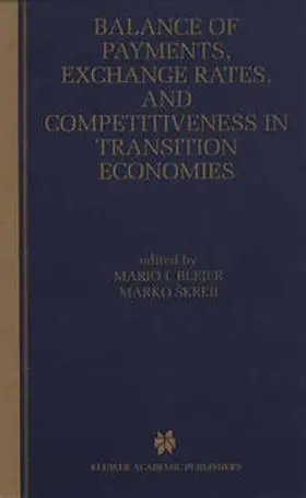 Blejer / Skreb | Balance of Payments, Exchange Rates, and Competitiveness in Transition Economies | E-Book | sack.de