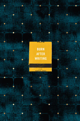 Jones |  Burn After Writing (Dots) | Buch |  Sack Fachmedien