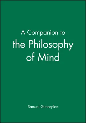 Guttenplan |  A Companion to the Philosophy of Mind | Buch |  Sack Fachmedien