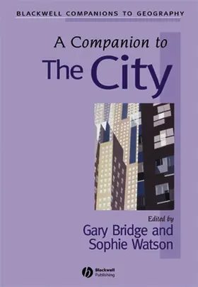 Bridge / Watson |  A Companion to the City | Buch |  Sack Fachmedien