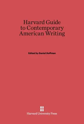Hoffman |  Harvard Guide to Contemporary American Writing | Buch |  Sack Fachmedien