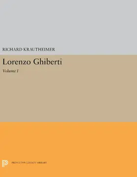 Krautheimer |  Lorenzo Ghiberti | eBook | Sack Fachmedien