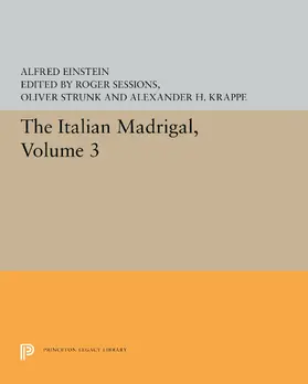 Einstein |  The Italian Madrigal | eBook | Sack Fachmedien