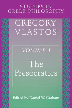 Vlastos / Graham |  Studies in Greek Philosophy, Volume I | eBook | Sack Fachmedien
