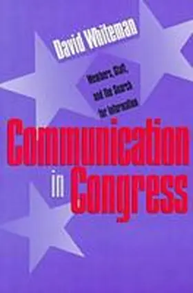 Whiteman |  Communication in Congress | Buch |  Sack Fachmedien