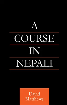 Matthews |  Course in Nepali | Buch |  Sack Fachmedien