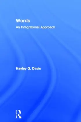 Davis |  Words - An Integrational Approach | Buch |  Sack Fachmedien