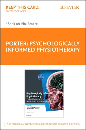 Porter |  Psychologically Informed Physiotherapy E-Book | eBook | Sack Fachmedien