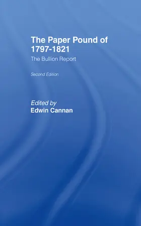 Cannan |  The Paper Pound of 1797-1812 | Buch |  Sack Fachmedien