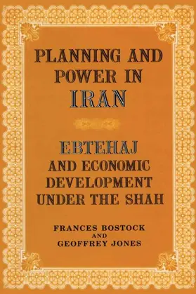 Bostock / Jones |  Planning and Power in Iran | Buch |  Sack Fachmedien
