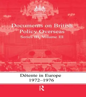 Bennett / Hamilton |  Detente in Europe, 1972-1976 | Buch |  Sack Fachmedien