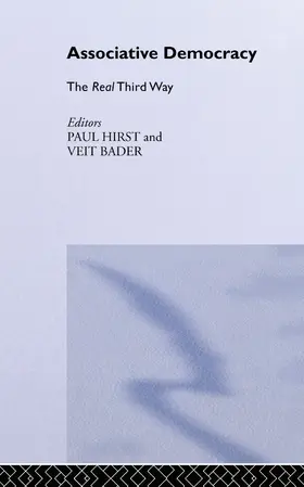 Bader / Hirst |  Associative Democracy | Buch |  Sack Fachmedien
