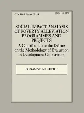 Neubert |  Social Impact Analysis of Poverty Alleviation Programmes and Projects | Buch |  Sack Fachmedien