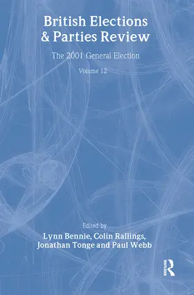 Bennie / Rallings / Tonge |  British Elections & Parties Review | Buch |  Sack Fachmedien