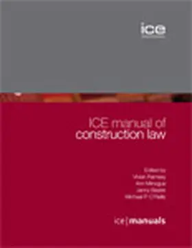 Ramsey / Minogue / Baster |  Ice Manual of Construction Law | Buch |  Sack Fachmedien